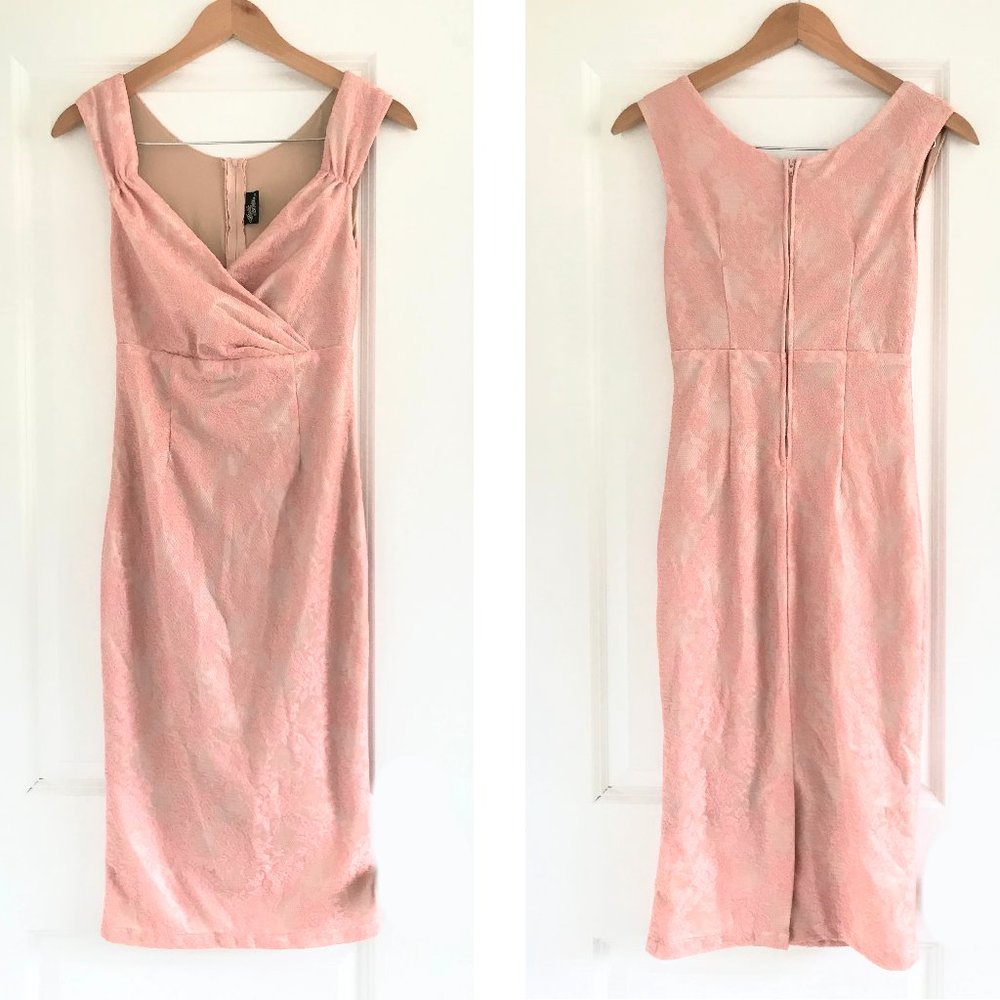 Steady Clothing Pink Lace Bodycon Dress
